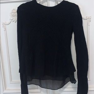 Black sweater